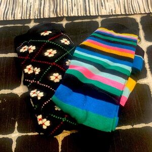 Head over heels 2 pair socks new